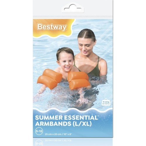 Orange BESTWAY Swimming Training Armbands for Children 25x20cm
