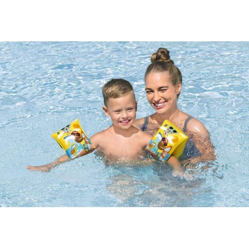 Нарукавники для плавания Bestway SUMMER SURF, жёлтые, 23x15 см