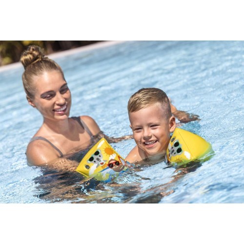 Нарукавники для плавания Bestway SUMMER SURF, жёлтые, 23x15 см