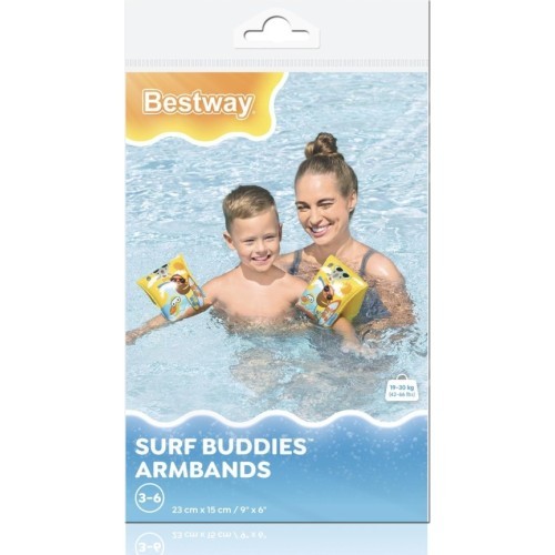 SUMMER SURF Arm Warmers Yellow 23x15cm Bestway