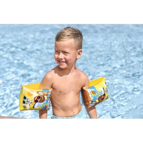 Plaukimo rankovės Bestway SUMMER SURF, geltonos, 23x15 cm