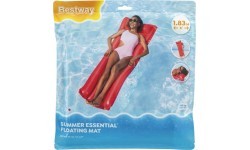 Надувной матрас для плавания BESTWAY 183x69 см, красный + подушка