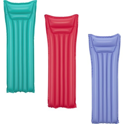 Inflatable Swimming Mattress Red BESTWAY 183x69cm + Pillow