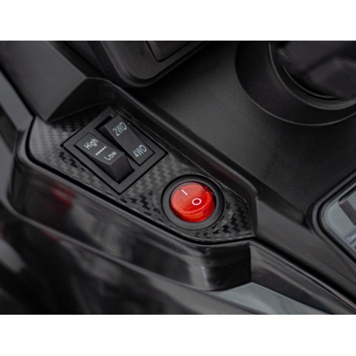 Keturratis Can Am Outlander ATV su nuotolinio valdymo pultu, juodas