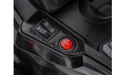 Keturratis Can Am Outlander ATV su nuotolinio valdymo pultu, juodas