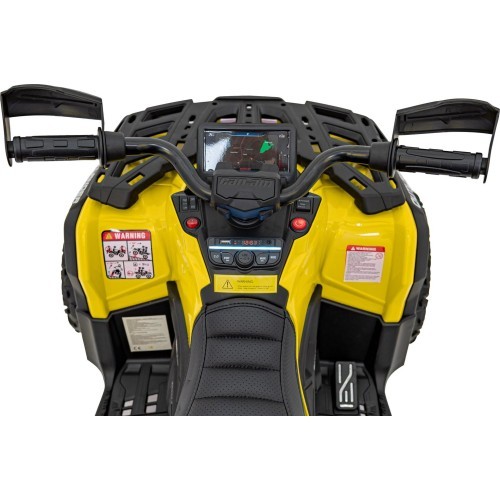 Quad Can Am Outlander ATV with Remote Control Yellow