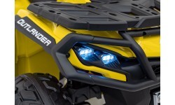 Keturratis Can-Am Outlander su nuotolinio valdymo pultu, geltonas