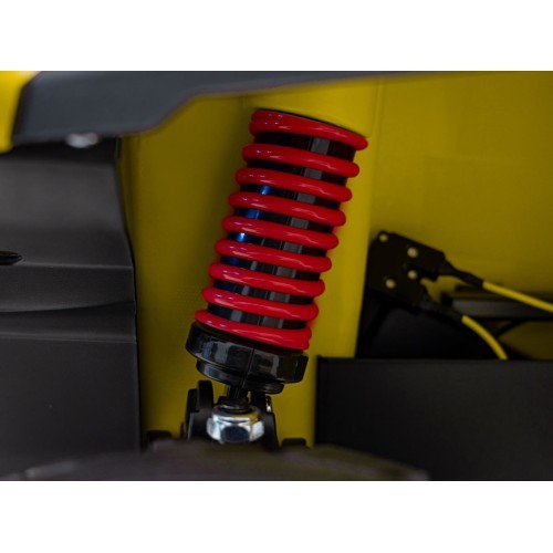 Keturratis Can-Am Outlander su nuotolinio valdymo pultu, geltonas