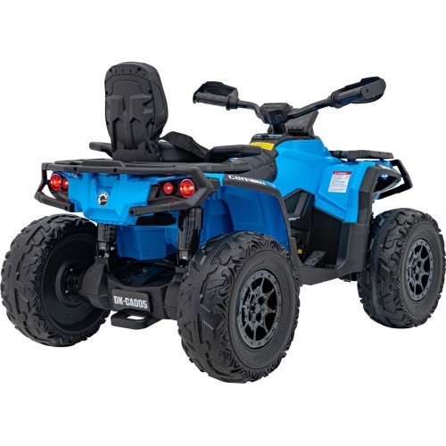 Keturratis Can Am Outlander ATV su nuotoliniu valdymu, mėlynas