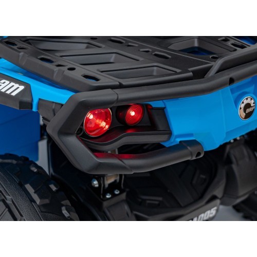 Keturratis Can Am Outlander ATV su nuotoliniu valdymu, mėlynas
