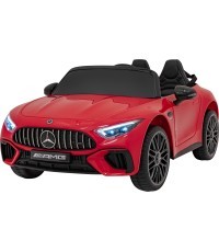Elektromobilis Mercedes Benz AMG SL63, raudonas