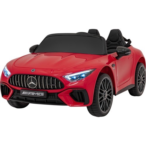 Elektromobilis Mercedes Benz AMG SL63, raudonas