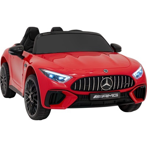 Elektromobilis Mercedes Benz AMG SL63, raudonas