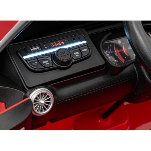 Elektromobilis Mercedes Benz AMG SL63, raudonas