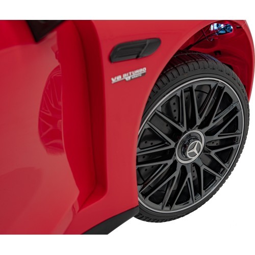 Elektromobilis Mercedes Benz AMG SL63, raudonas