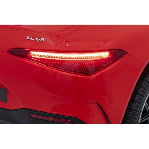 Elektromobilis Mercedes Benz AMG SL63, raudonas