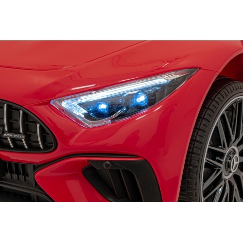 Elektromobilis Mercedes Benz AMG SL63, raudonas