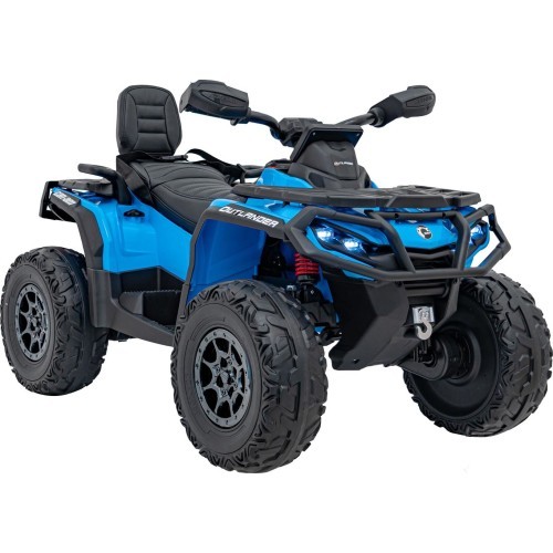 Elektromobilis keturratis Can Am Outlander ATV, mėlynas