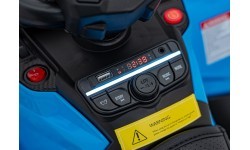 Elektromobilis keturratis Can Am Outlander ATV, mėlynas