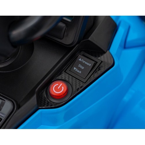 Elektromobilis keturratis Can Am Outlander ATV, mėlynas