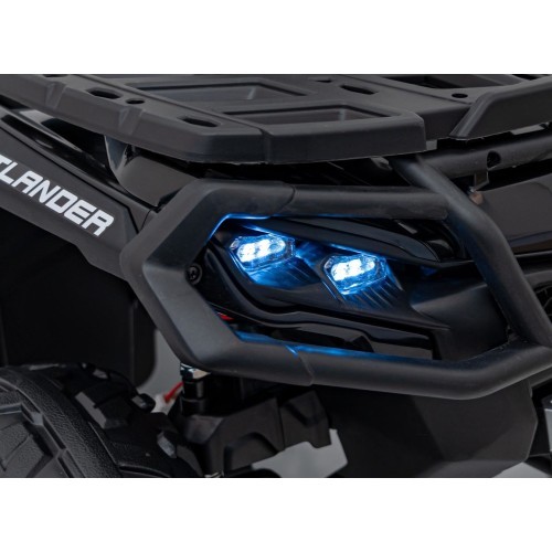 Elektrinis keturratis Can Am Outlander ATV, juodas