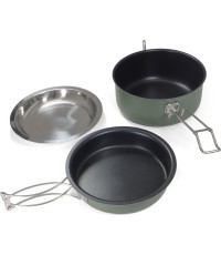 Origin Outdoors aliuminio virtuvės rinkinys „Snap-Pack“