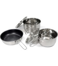 Набор посуды из нержавеющей стали Origin Outdoors «Non-Stick»