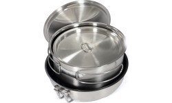 Origin Outdoors nerūdijančio plieno virimo indų komplektas „Non-Stick“