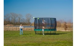 EXIT Lotus Classic trampoline ø366cm - green