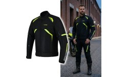 Motorcycle Jacket W-TEC Timuco - Black-Fluo
