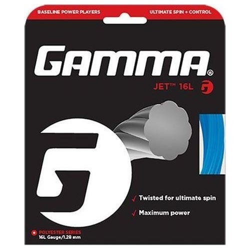 Teniso raketės stygos Gamma Moto Set 17, 1,24 mm, juodos