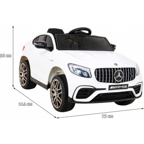Детский электромобиль Mercedes Benz GLC63S, белый