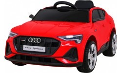 Elektromobilis Audi E-Tron Sportback, raudonas