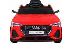 Elektromobilis Audi E-Tron Sportback, raudonas