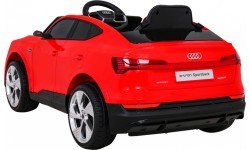 Elektromobilis Audi E-Tron Sportback, raudonas