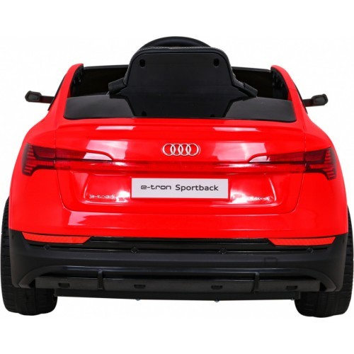 Elektromobilis Audi E-Tron Sportback, raudonas
