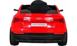 Elektromobilis Audi E-Tron Sportback, raudonas