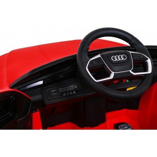 Elektromobilis Audi E-Tron Sportback, raudonas