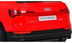 Elektromobilis Audi E-Tron Sportback, raudonas
