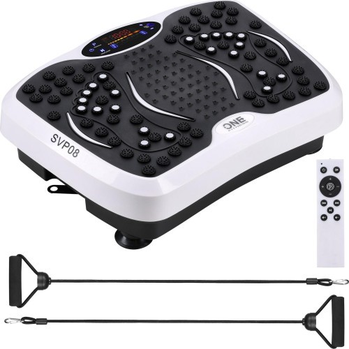 VIBRATION PLATFORM WITH RESISTANCE BANDS SVP08 ONE FITNESS