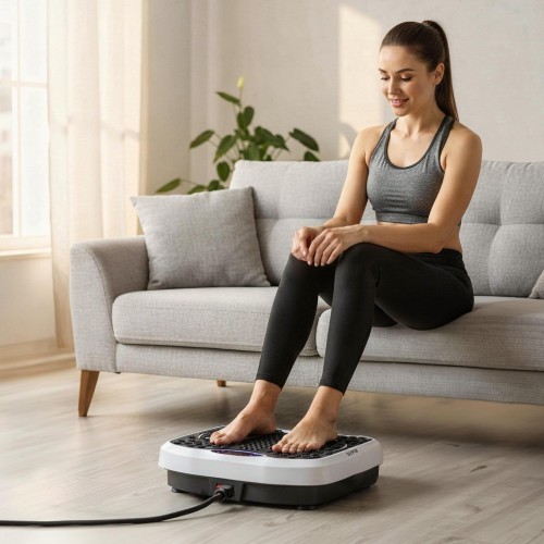Виброплатформа с эспандерами One Fitness SVP08