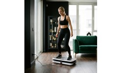 VIBRATION PLATFORM WITH PUSH-UP BARS AND RESISTANCE BANDS SVP09 HMS
