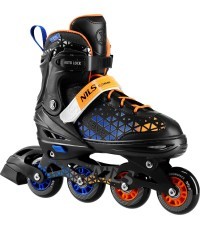 NH18190A IN-LINE SKATES/HOCKEY ICE SKATES SET 2IN1 BRAVE SIZE S(29-33) NILS EXTREME - Blue