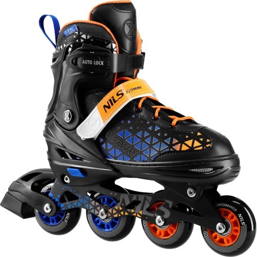 NH18190A IN-LINE SKATES/HOCKEY ICE SKATES SET 2IN1 BRAVE SIZE S(29-33) NILS EXTREME - Blue