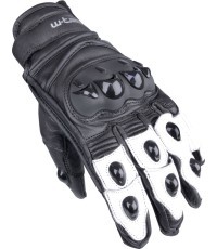 W-TEC Radoon Motorcycle Gloves - Black/White