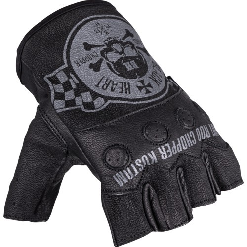 Chopper Gloves W-TEC Black Heart Wipplar - Black