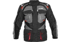Men’s Motorcycle Jacket W-Tec Burdys Evo - Black, grey, red