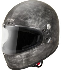 Motociklininko šalmas W-TEC Cruder Brindle - Dryžuota sidabrinė