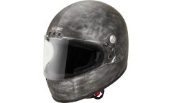 Motorcycle Helmet W-TEC Cruder Brindle - Striped Silver