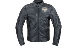 Men’s Leather Motorcycle Jacket W-TEC Black Heart Wings - Black